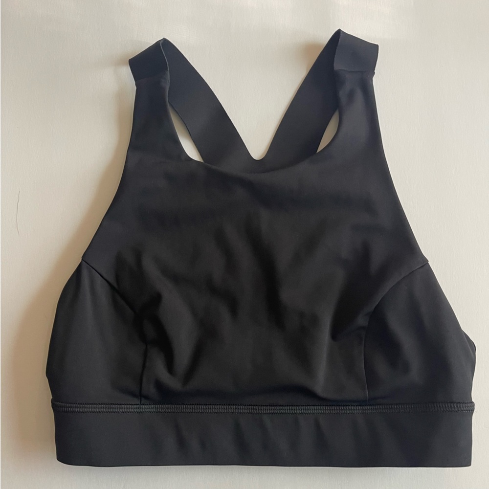AUTHENTIC Lululemon black Y Back quick dry sports bra Size 6
